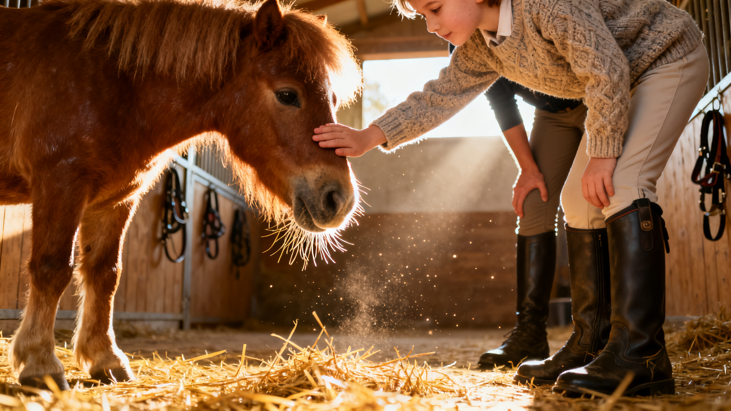 Taille du poney et niveau de l’enfant : comment les moniteurs adaptent la monture